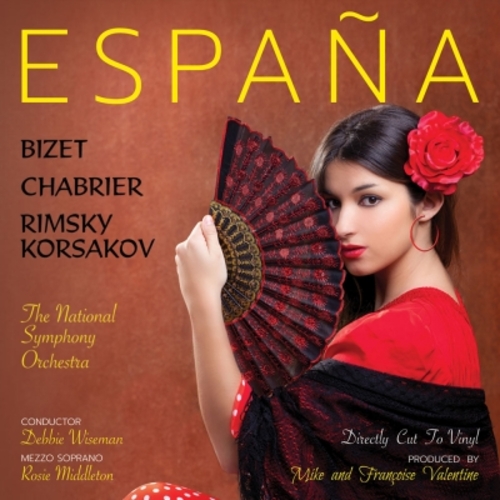 【線上試聽】古典西班牙風情 ( 180 克 直刻 LP )<br> Espana: A Tribute To Spain<br>蘿西・米德爾頓 女中音 <br>黛比・懷斯曼 指揮 英國國家交響樂團示意圖