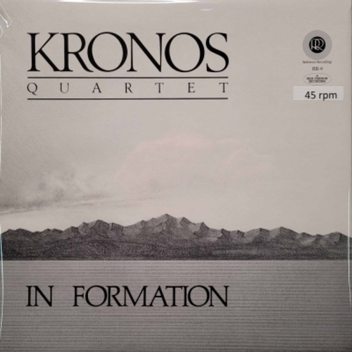 【RR 絕版名片】克羅諾斯四重奏：逐漸形成 ( 45 轉 LP ) <br>IN FORMATION / Kronos Quartet<br>(線上試聽)RR9LP示意圖