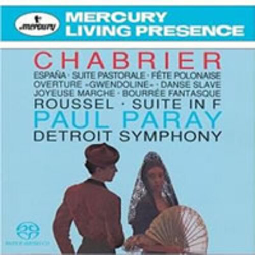 夏布里耶︰西班牙組曲、田園組曲等（雙層SACD）<br>Chabrier: Espana<br>帕瑞指揮底特律交響樂團 Paul Paray ( DSO )示意圖