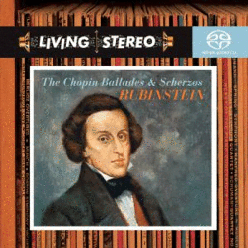 蕭邦：敘事曲、詼諧曲 / 魯賓斯坦，鋼琴 (雙層 SACD)<br>The Chopin Ballades & Scherzos<br>Rubinstein, piano示意圖