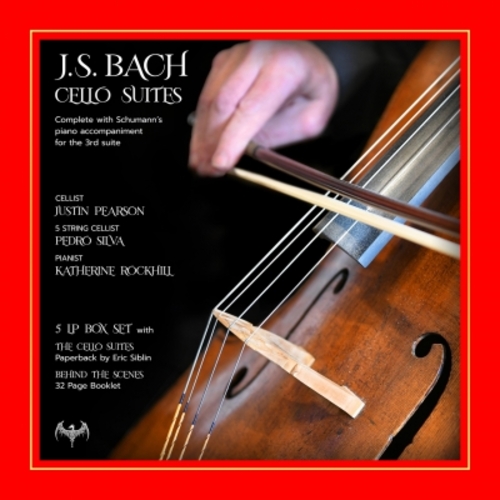 巴哈大提琴組曲（5LP 套裝） 賈斯汀．皮爾森、派德羅．西瓦、凱薩琳．洛克西爾示意圖