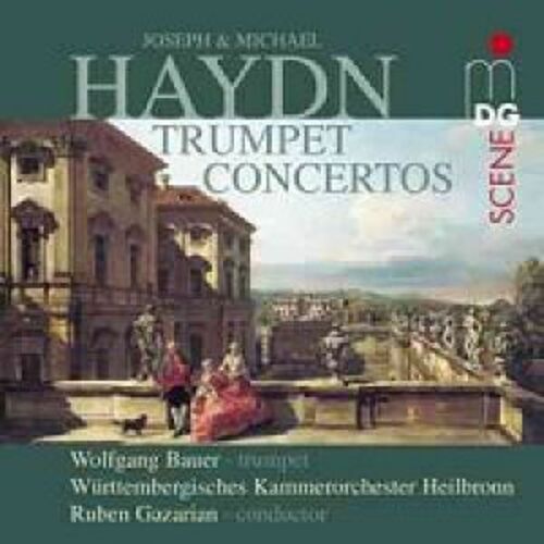 海頓兄弟：小號協奏曲（雙層SACD）<br>Joseph Haydn / Michael Haydn:Trumpet Concertos<br>Wolfgang Bauer, trumpet / Marc Engelhardt, bassoon<br>Württembergisches Kammerorchester Heilbronn<br>Ruben Gazarian, conductor<BR> ( Hybrid Multichannel SACD )示意圖