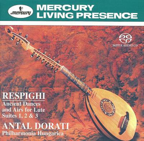 雷史碧基：為魯特琴所作之三首古代舞曲 (雙層 SACD)<br>杜拉第指揮匈牙利愛樂管弦樂團示意圖