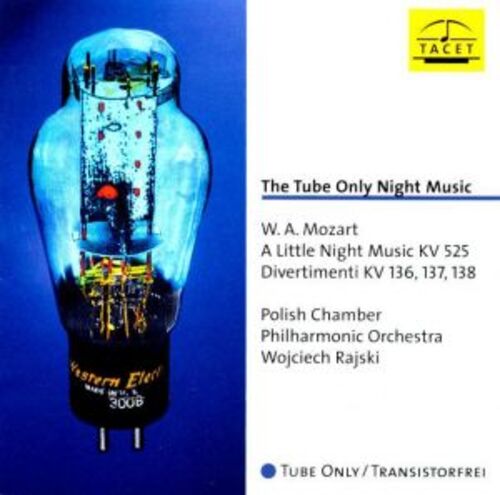 TACET S136 古董真空管之夜（SACD）<br>W.A. Mozart: The Tube Only Night Music示意圖