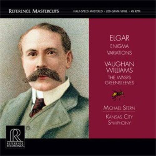 【線上試聽】 艾爾加－謎語變奏曲 ( 200 克 45 轉 2LPs )<br>佛漢 ．威廉士－黃蜂、綠袖子;麥克．史坦 指揮 坎薩斯市立交響樂團<br>ELGAR ENIGMA VARIATIONS<br>VAUGHAN WILLIAMS - THE WASPS - GREENSLEEVES<br>MICHAEL STERN - KANSAS CITY SYMPHONY<br>RM2508示意圖