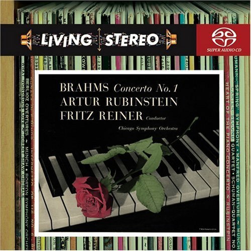 萊納、魯賓斯坦/布拉姆斯：第一號鋼琴協奏曲(美版 / 雙層SACD)<br>BRAHMS Concerto No. 1示意圖