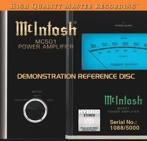 McIntosh 麥景圖示範天碟 (雙層 SACD)<br>McIntosh - Demonstration Reference Disc (Hybrid SACD)示意圖