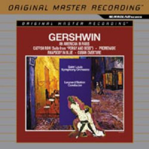 Gershwin ： 一個美國人在巴黎 (雙層SACD ）<br>史拉特金/聖路易交響樂團<br>Gershwin:An American In Paris<br>Leonard Slatkin/Saint Louis Symphony Orchestra<br>示意圖
