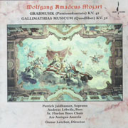 莫札特：受難清唱劇（曲1-8）、集錦曲 （曲9-25）<br>GRABMUSIK KV.4示意圖