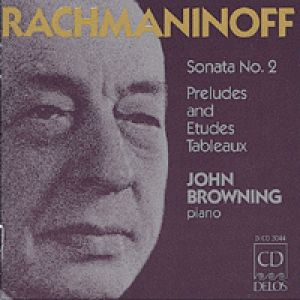 【線上試聽】布朗寧彈奏拉赫曼尼諾夫 (CD)<br>布朗寧，鋼琴 <br>Rachmaninoff: Sonata 2, Etudes <br>John Browning, piano示意圖
