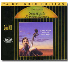 【點數商品】蓋瑞‧卡爾 GARY KARR / SPIRITUALS AND FOSTER SONGS (24K Gold CD)示意圖