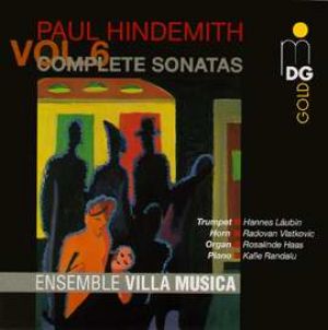 亨德密特：奏鳴曲第六集 ( CD )<br>音樂別墅合奏團<br>Hindemith: Complete Sonatas Vol. 6<br>Ensemble Villa Musica示意圖