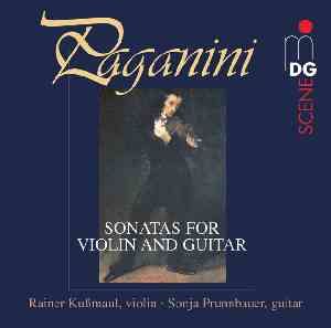 【線上試聽 】「弦燒樂韻」帕格尼尼小提琴與吉他奏鳴曲 ( CD )<br>Niccoló Paganini / Sonatas for Violin and Guitar示意圖