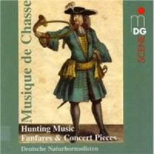 狩獵音樂 - 開場號與音樂會作品集 ( CD )<br>德國自然號角獨奏家樂團<br>Musique de Chasse<br>Fanfares & Concert Pieces<br>Deutscher Naturhornsolisten示意圖