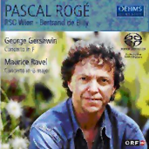 蓋希文 與 拉威爾 鋼琴協奏曲 ( 雙層SACD )<br>鋼琴:巴斯卡‧羅傑<br>George Gershwin / Maurice Ravel<br>PASCAL ROGE<br>RSO Wien ‧ Bertrand de Billy示意圖