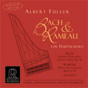 巴哈與拉摩大鍵琴作品集<br>亞伯特‧富勒，大鍵琴<br>Albert Fuller - Bach And Rameau For Harpsichord<br>RR2105示意圖
