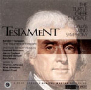 自由誓約 ( CD ) <br>希立格 指揮 龜溪合唱團<br>達拉斯管樂團<br>Testament / Turtle Creek Chorale / Timothy Seelig<br>Dallas Wind Symphony<br>RR49示意圖